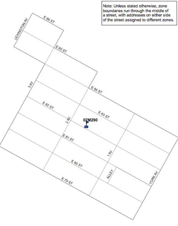 PS 290 zone map